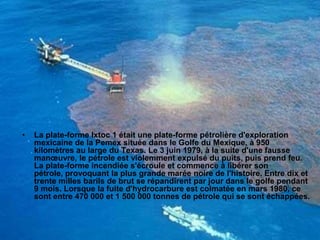 Bonne journéeLes marées noires sont un véritable traumatisme pour les régions touchées. Ces pollutions ont un impact global à la fois écologique, économique et sanitaire.