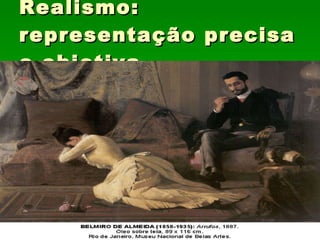 Realismo: representação precisa e objetiva 