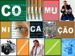 Criar um blog é uma tarefa simples. Muitas
empresas e pessoas decidem ter um blog como
uma estratégia de marketing e forma de
mostrar seus produtos e serviços, no entanto,
ele traz alguns desafios, como por exemplo,
sua atualização constante. Manter um blog
atualizado requer dedicação, tempo e pesquisa
para trazer aos visitantes informações que
respondem perguntas e sejam pertinentes.
Mesmo sendo uma tarefa difícil, manter um blog
com conteúdo de qualidade, pode trazer muitas
vantagens e criar engajamento.
A importância da postagem
 