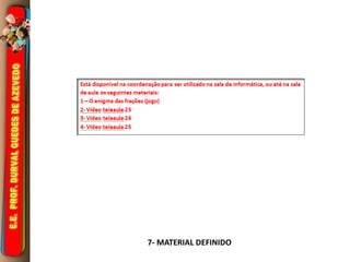 7- MATERIAL DEFINIDO