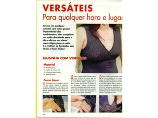 Bordados em pedrarias