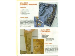 Bordados em pedrarias