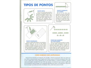 Bordados em pedrarias