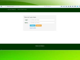 LIFE BOTANICAL - APRESENTAÇÃO