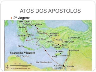ATOS DOS APOSTOLOS
 2ª viagem:
 
