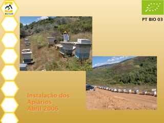PT BIO 03




Instalação dos
Apiários
Abril 2006
 