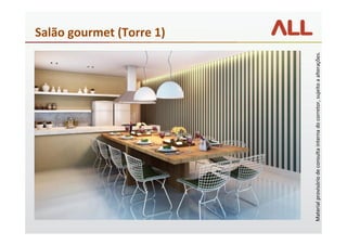 Salão gourmet (Torre 1)




Material provisório de consulta interna do corretor, sujeito a alterações.
 