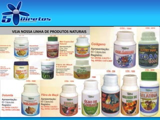 VEJA NOSSA LINHA DE PRODUTOS NATURAIS
 