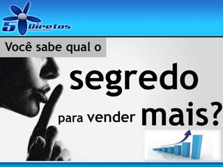 para vender
segredo
Você sabe qual o
mais?
 