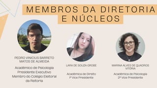 APRESENTAÇÃO DO DIRETÓRIO CENTRAL DE ESTUDANTES UNIARP 2022 - 2024 ...