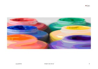 A cor de um material é determinada pelas médias de frequência
dos pacotes de onda que as suas moléculas constituintes
reflectem. Um objecto terá determinada cor se não absorver
justamente os raios correspondentes à frequência daquela cor.



  www.joaoleal.net         Formador: João José Leal             14
 