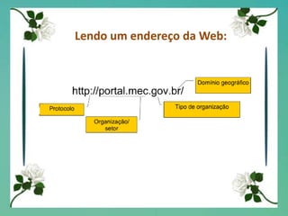 Lendo um endereço da Web: