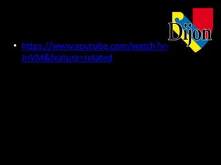 • https://www.youtube.com/watch?v=CJTW2Ve
  JnVM&feature=related
 