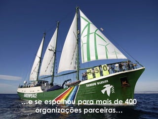 [INSERT YOUR OWN 350 ACTION PHOTO!]




   …e se espalhou para mais de 400
      organizações parceiras…
 