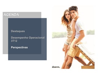 AGENDA



  Destaques

  Desempenho Operacional
  3T12

  Perspectivas
 