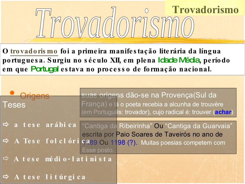 Descreva A Diferença Entre Trovadorismo E Humanismo