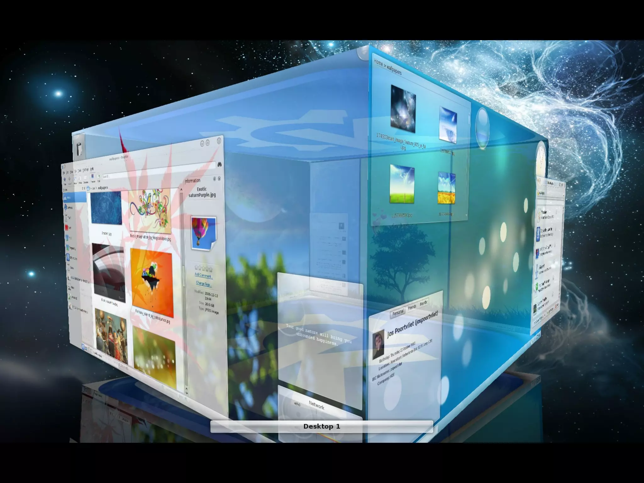  Áreas de trabalho para sistemas
 operacionais

 Interfaces independentes da resolução da
  tela
 