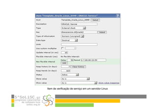 Item de verificação de serviço em um servidor Linux
 