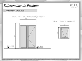 Diferenciais de Produto
TAMANHO DOS CAIXILHOS
Material preliminar sujeito a alteração e exclusivo para uso interno da Even. Proibida a divulgação. As unidades só poderão ser comercializadas mediante Registro de IncorporaçãoMaterial preliminar sujeito a alteração e exclusivo para uso interno da Even. Proibida a divulgação. As unidades só poderão ser comercializadas mediante Registro de Incorporação
 