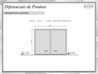 Diferenciais de Produto
TAMANHO DOS CAIXILHOS
Material preliminar sujeito a alteração e exclusivo para uso interno da Even. Proibida a divulgação. As unidades só poderão ser comercializadas mediante Registro de IncorporaçãoMaterial preliminar sujeito a alteração e exclusivo para uso interno da Even. Proibida a divulgação. As unidades só poderão ser comercializadas mediante Registro de Incorporação
 