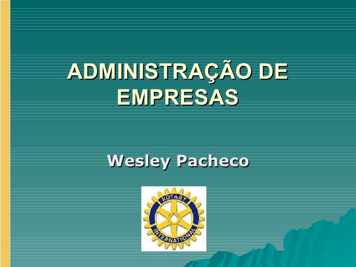 Diploma de administracao de empresas