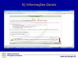 6) Informações Gerais 
