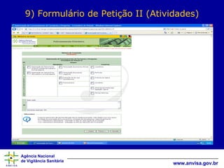9) Formulário de Petição II (Atividades) XXXXXXX 