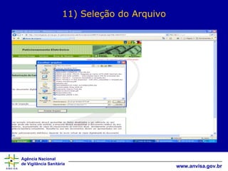 11) Seleção do Arquivo 