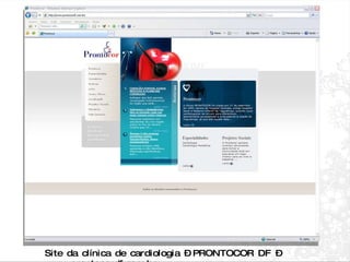 Site da clínica de cardiologia – PRONTOCOR DF – www.prontocordf.com.br 