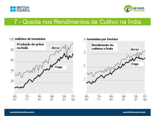 7 - Queda nos Rendimentos de Cultivo na Índia
 