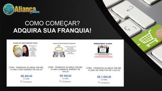 COMO COMEÇAR?
ADQUIRA SUA FRANQUIA!
 