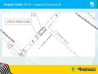 Projeto Tietê| ITI-15 – Jusante (Curva do S)
 