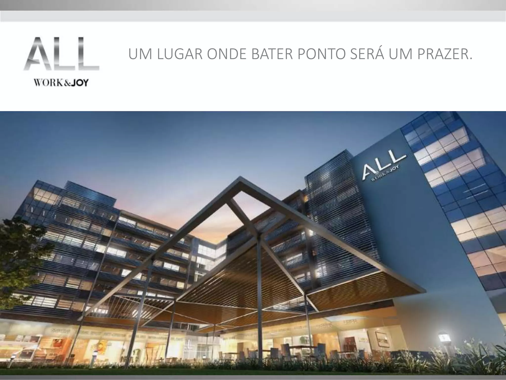 UM LUGAR ONDE BATER PONTO SERÁ UM PRAZER. 
 