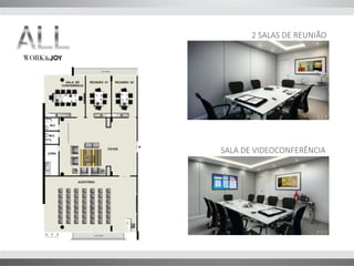 2 SALAS DE REUNIÃO 
SALA DE VIDEOCONFERÊNCIA 
 