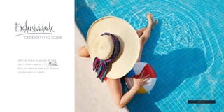 Além de todas as opções de lazer
que o bairro oferece, o 111
tem uma área de lazer com diversas
opções para sua família.
PISCINA
também no lazer.
 
