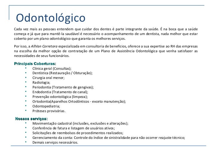 Apresentação da AllVan Consultoria de Benefícios e Seguros