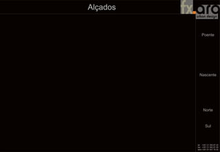 Alçados
LicenciamentoPoente
Nascente
Norte
Sul
1,57 4,66 3,24 4,76 3,24 4,76 3,24 4,68 1,55
Licenciamento
 