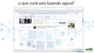 o que você esta fazendo agora?
 