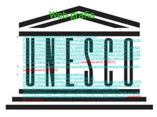 Web grafia
   http://www.google.pt/imgres?q=tre%C3%A7olho&hl=pt-
    PT&biw=1366&bih=673&gbv=2&tbm=isch&tbnid=4yUs8g2tH7zcxM:&imgrefurl=http://to
    rnesol.blogspot.com/2009/08/tercolho-ou-hordeolo.html&docid=GCKx5XLD5NU-
    0M&imgurl=http://2.bp.blogspot.com/_wjNM0BDMvoU/SpSBK1sYORI/AAAAAAAAA2I/
    Ayumg4mc7bA/s400/tre%2525C3%2525A7olho%252B005.jpg&w=300&h=400&ei=cpT
    eTuDcC8qr8AOQ5InSBA&zoom=1&iact=hc&vpx=806&vpy=153&dur=651&hovh=259&
    hovw=194&tx=105&ty=196&sig=110306997760951079753&page=1&tbnh=138&tbnw=
    123&start=0&ndsp=18&ved=1t:429,r:3,s:0 (analisado em 6-12-2011)
   http://www.mundodastribos.com/conjuntivite-prevencao-e-tratamentos-da-doenca.html
    (analisado em 6-12-2011)
   http://www.google.pt/imgres?q=fundos&hl=pt-
    PT&biw=1366&bih=673&gbv=2&tbm=isch&tbnid=rut-
    pagUZD0dZM:&imgrefurl=http://www.superdivertido.pt/superdiv/forum_posts.asp%3FTI
    D%3D2410&docid=kO1KuVJGMPi56M&imgurl=http://www.superdivertido.com.pt/N_fu
    ndos_2007/13022007/Vistas002.jpg&w=1920&h=1440&ei=WCPiTp74I-
    zb4QTIhYiOBQ&zoom=1&iact=rc&dur=253&sig=114139775405055012563&page=3&t
    bnh=149&tbnw=207&start=36&ndsp=18&ved=1t:429,r:6,s:36&tx=115&ty=61 (analisado
    em 9-12-2011)
 