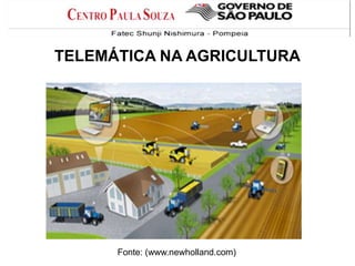 TELEMÁTICA NA AGRICULTURA

Fonte: (www.newholland.com)

 