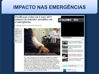 IMPACTO NAS EMERGÊNCIAS
 