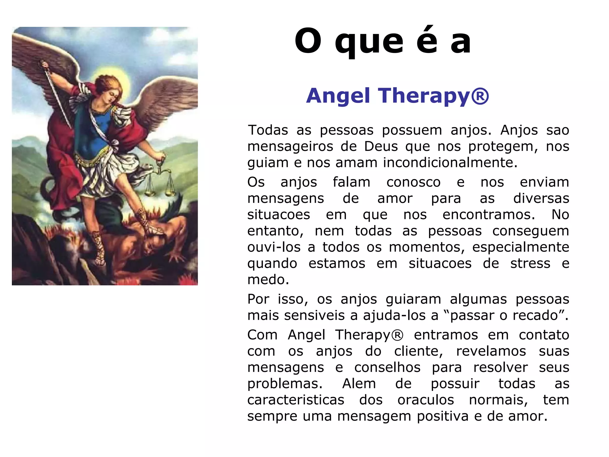 Terapia Dos Anjos Ppt