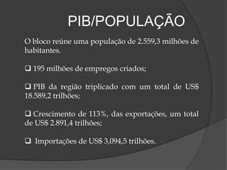   A  “Agenda de Ação de Osaka” em 1995 estabeleceu os três pilares das atividades do bloco: a liberação comercial e de investimentos; a facilitação dos negócios; a cooperação econômica e técnica. 