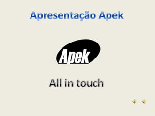 Apresentação apek