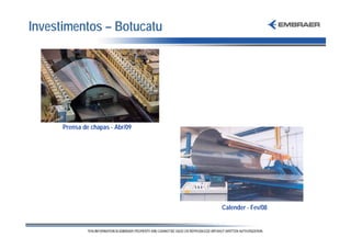 Investimentos – Botucatu




      Prensa de chapas - Abr/09




                                  Calender - Fev/08
 
