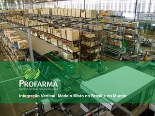 Integração Vertical: Modelo Misto no Brasil e no Mundo
17

 