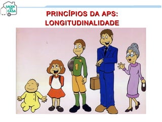 PRINCÍPIOS DA APS:PRINCÍPIOS DA APS:
LONGITUDINALIDADELONGITUDINALIDADE
 