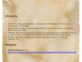 Apresentação aristóteles