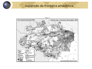 expansão da fronteira amazônica,
 