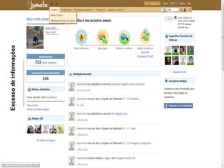 Excesso de informações
 